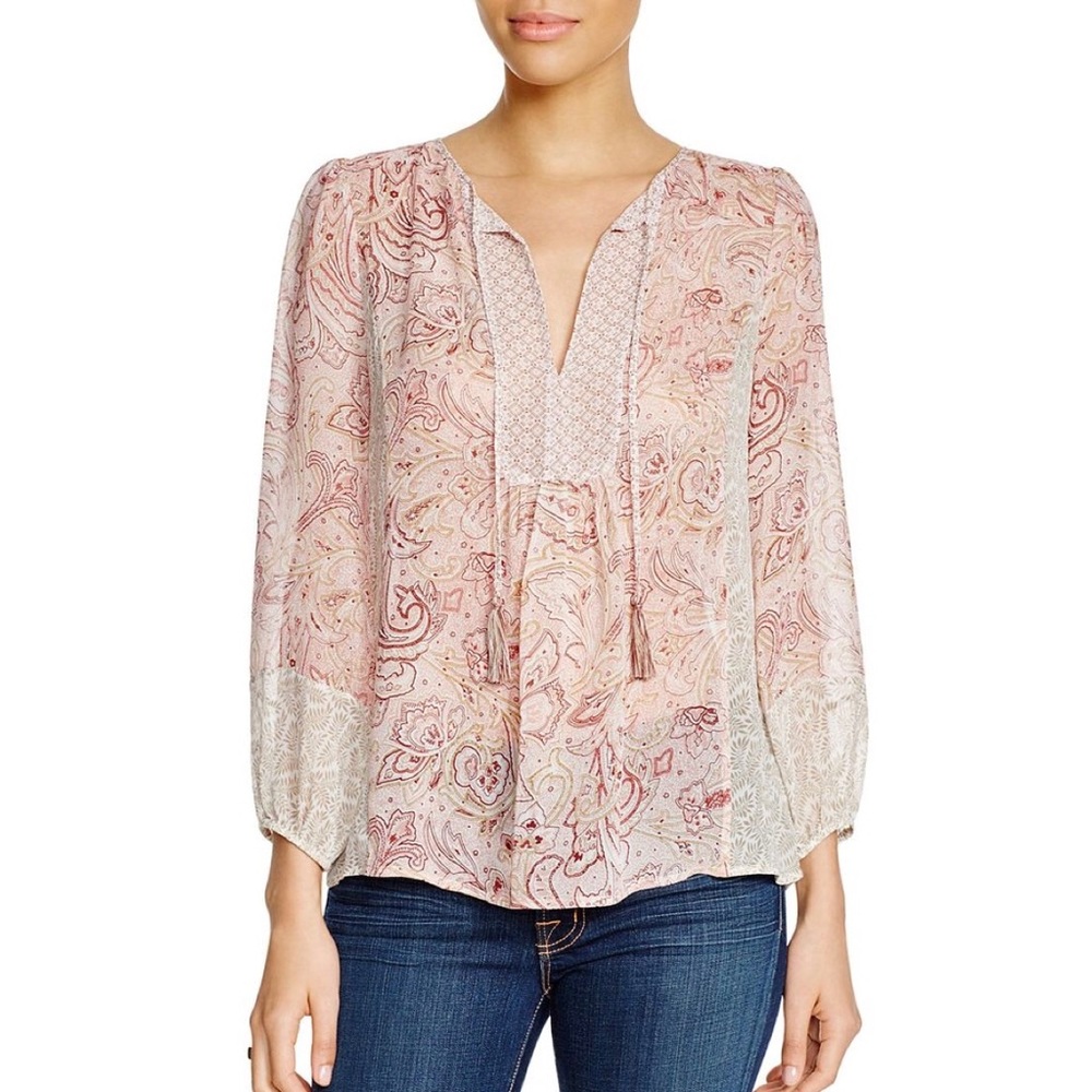 Joie Acerila Peasant Top Size XS